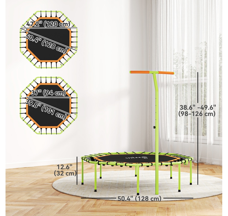 Image 929309_ALTMORE2.jpg, Product 929-309 / Price $71.99, Soozier 50" Foldable Fitness Trampoline with Adjustable Handle, Bungee from Soozier on TSC.ca's Health & Fitness department