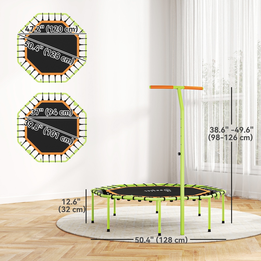 Image 929309_ALTMORE2.jpg, Product 929-309 / Price $99.99, Soozier 50" Foldable Fitness Trampoline with Adjustable Handle, Bungee from Soozier on TSC.ca's Health & Fitness department