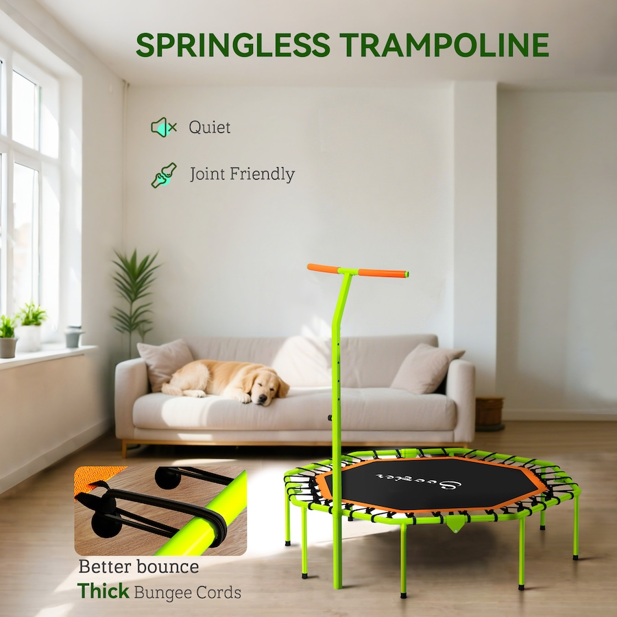 Image 929309_ALTMORE4.jpg, Product 929-309 / Price $99.99, Soozier 50" Foldable Fitness Trampoline with Adjustable Handle, Bungee from Soozier on TSC.ca's Health & Fitness department