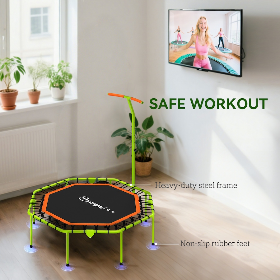 Image 929309_ALTMORE5.jpg, Product 929-309 / Price $99.99, Soozier 50" Foldable Fitness Trampoline with Adjustable Handle, Bungee from Soozier on TSC.ca's Health & Fitness department