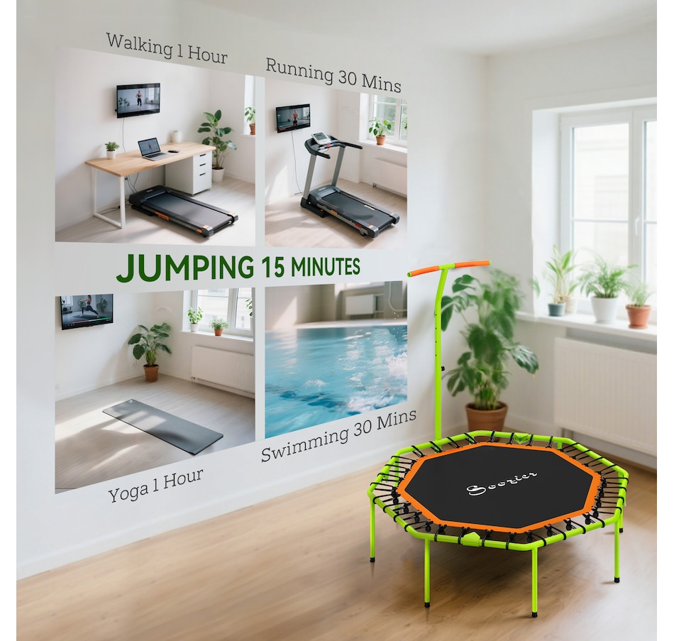 Image 929309_ALTMORE6.jpg, Product 929-309 / Price $71.99, Soozier 50" Foldable Fitness Trampoline with Adjustable Handle, Bungee from Soozier on TSC.ca's Health & Fitness department