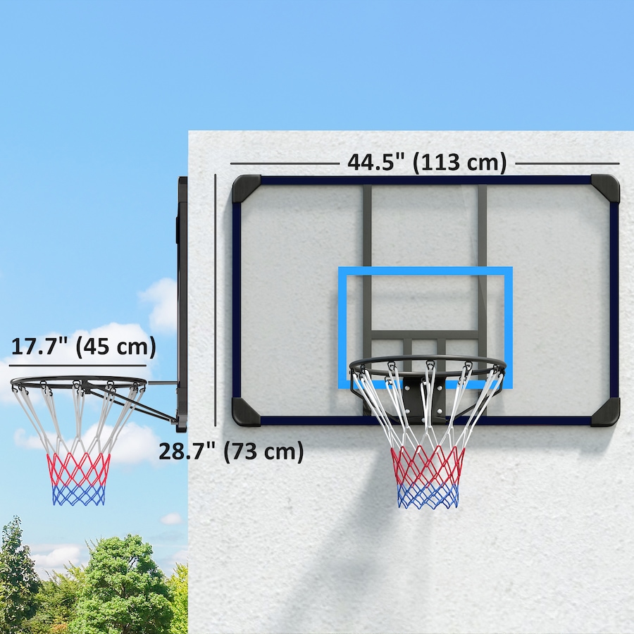 Image 929310_ALTMORE2.jpg, Product 929-310 / Price $109.99, Soozier Mini Hoop, Wall Mounted Basketball Hoop for Indoor and Outdoor Use from Soozier on TSC.ca's Health & Fitness department