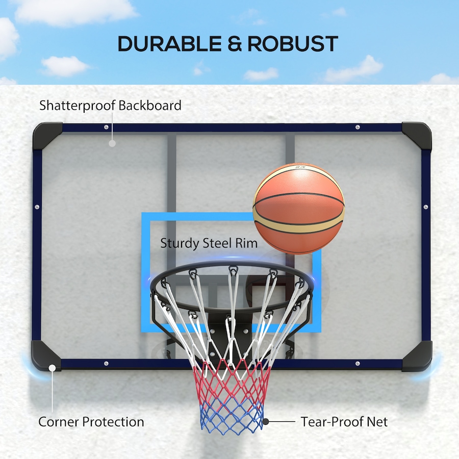 Image 929310_ALTMORE4.jpg, Product 929-310 / Price $109.99, Soozier Mini Hoop, Wall Mounted Basketball Hoop for Indoor and Outdoor Use from Soozier on TSC.ca's Health & Fitness department