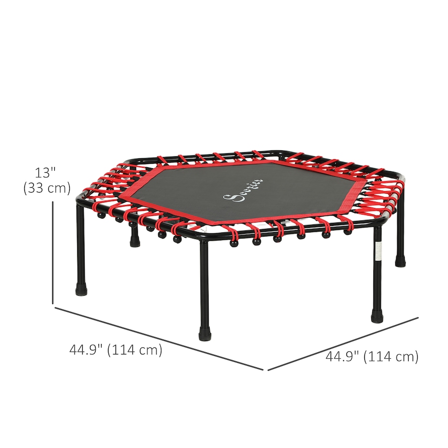 Image 929316_ALTMORE2.jpg, Product 929-316 / Price $59.99, Soozier 45" Mini Trampoline Indoor with LED Lights and Remote Control, Red from Soozier on TSC.ca's Health & Fitness department