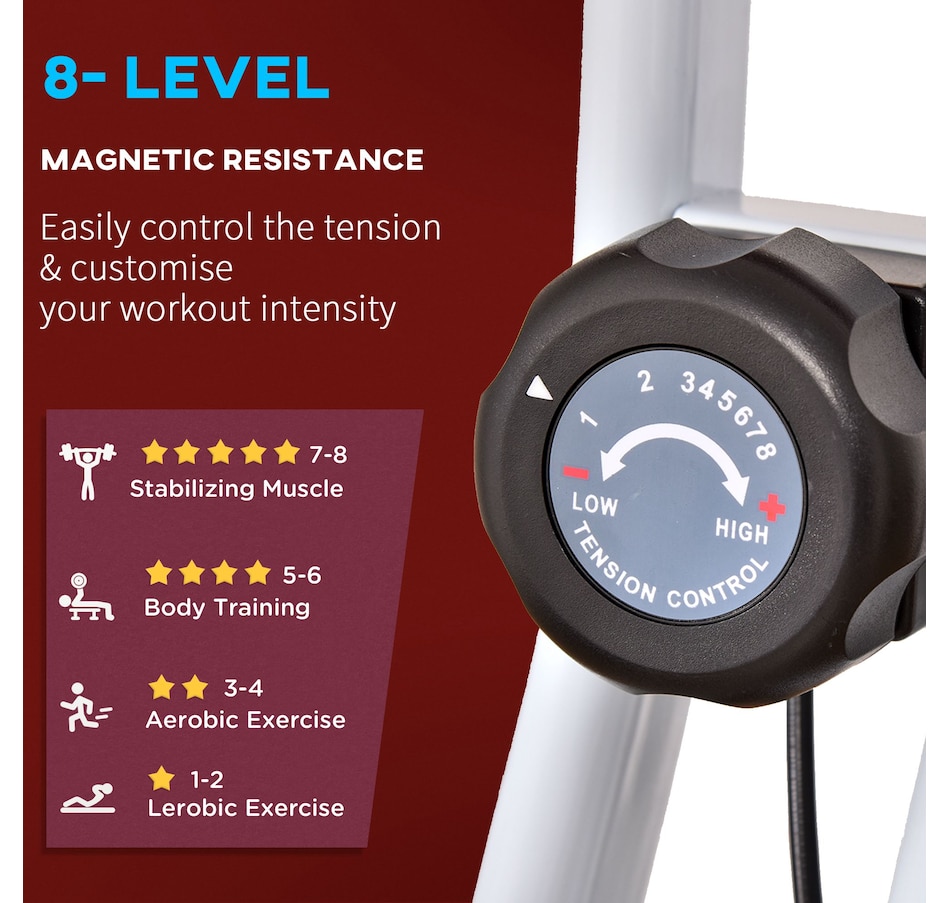 Image 929321_ALTMORE4.jpg, Product 929-321 / Price $169.99, Soozier Foldable Exercise Bike with 8 Levels of Magnetic Resistance from Soozier on TSC.ca's Health & Fitness department