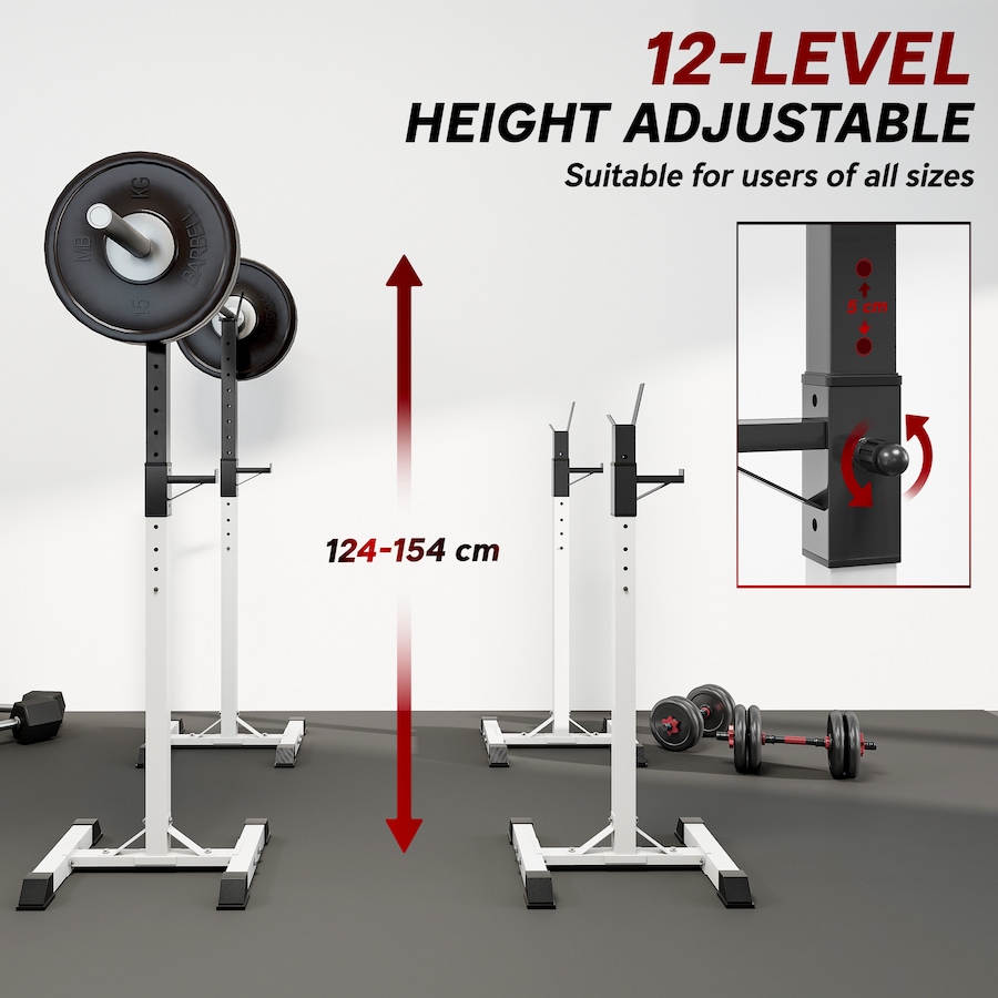 Image 929322_ALTMORE4.jpg, Product 929-322 / Price $109.99, Soozier Adjustable Stable Power Squat Stand from Soozier on TSC.ca's Health & Fitness department