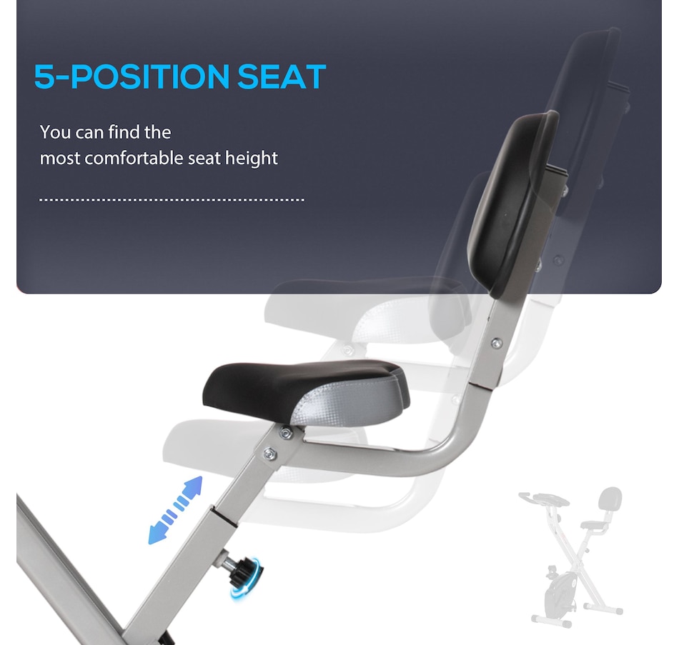 Image 929323_ALTMORE5.jpg, Product 929-323 / Price $189.99, Soozier Foldable Exercise Bike with 8 Levels of Magnetic Resistance from Soozier on TSC.ca's Health & Fitness department