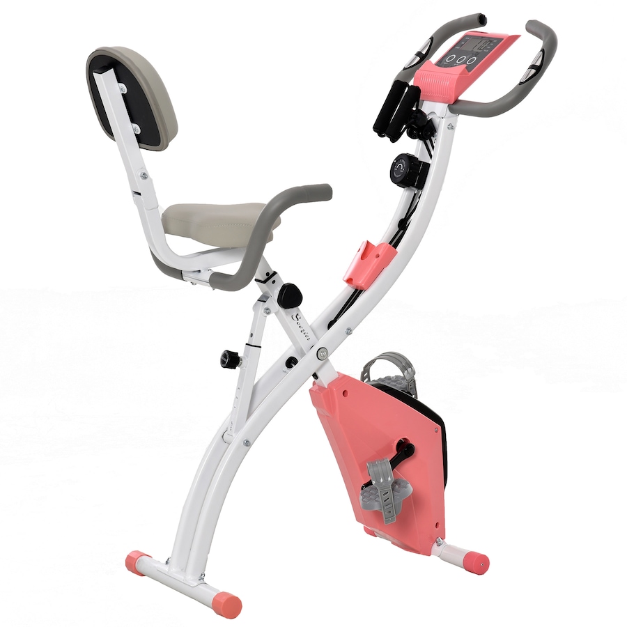 Image 929325.jpg, Product 929-325 / Price $189.99, Soozier 3 in 1 Folding Exercise Bike w/ 8-Level Magnetic Resistance, Pink from Soozier on TSC.ca's Health & Fitness department
