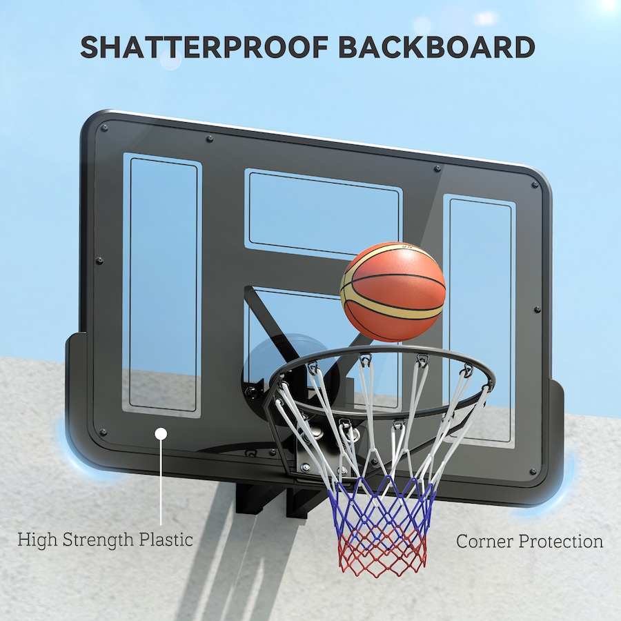 Image 929334_ALTMORE4.jpg, Product 929-334 / Price $159.99, Soozier Wall Mounted Basketball Hoop with 43" Shatter Resistant Backboard from Soozier on TSC.ca's Health & Fitness department