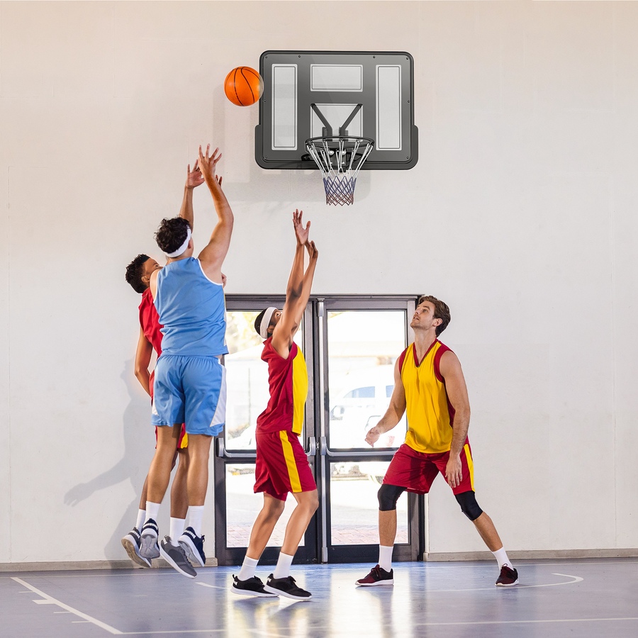 Image 929334_ALTMORE7.jpg, Product 929-334 / Price $159.99, Soozier Wall Mounted Basketball Hoop with 43" Shatter Resistant Backboard from Soozier on TSC.ca's Health & Fitness department