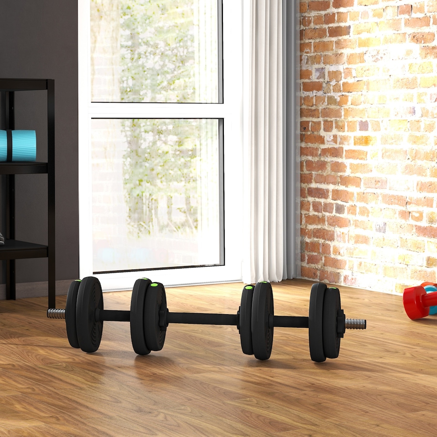 Image 929341_ALTMORE1.jpg, Product 929-341 / Price $59.99, Soozier Adjustable Barbell & Dumbbells Set with Non-slip Handles, 33LBS from Soozier on TSC.ca's Health & Fitness department