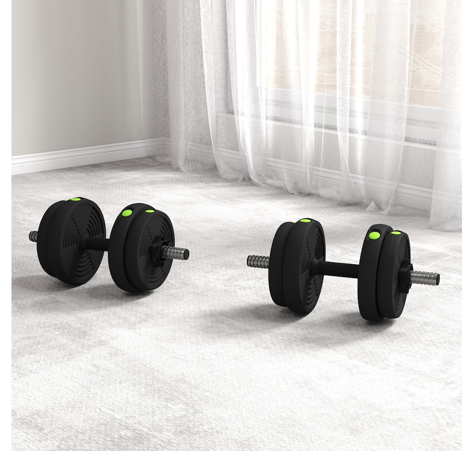 Image 929341_ALTMORE7.jpg, Product 929-341 / Price $59.99, Soozier Adjustable Barbell & Dumbbells Set with Non-slip Handles, 33LBS from Soozier on TSC.ca's Health & Fitness department