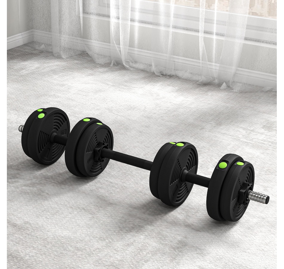 Image 929341_ALTMORE8.jpg, Product 929-341 / Price $59.99, Soozier Adjustable Barbell & Dumbbells Set with Non-slip Handles, 33LBS from Soozier on TSC.ca's Health & Fitness department