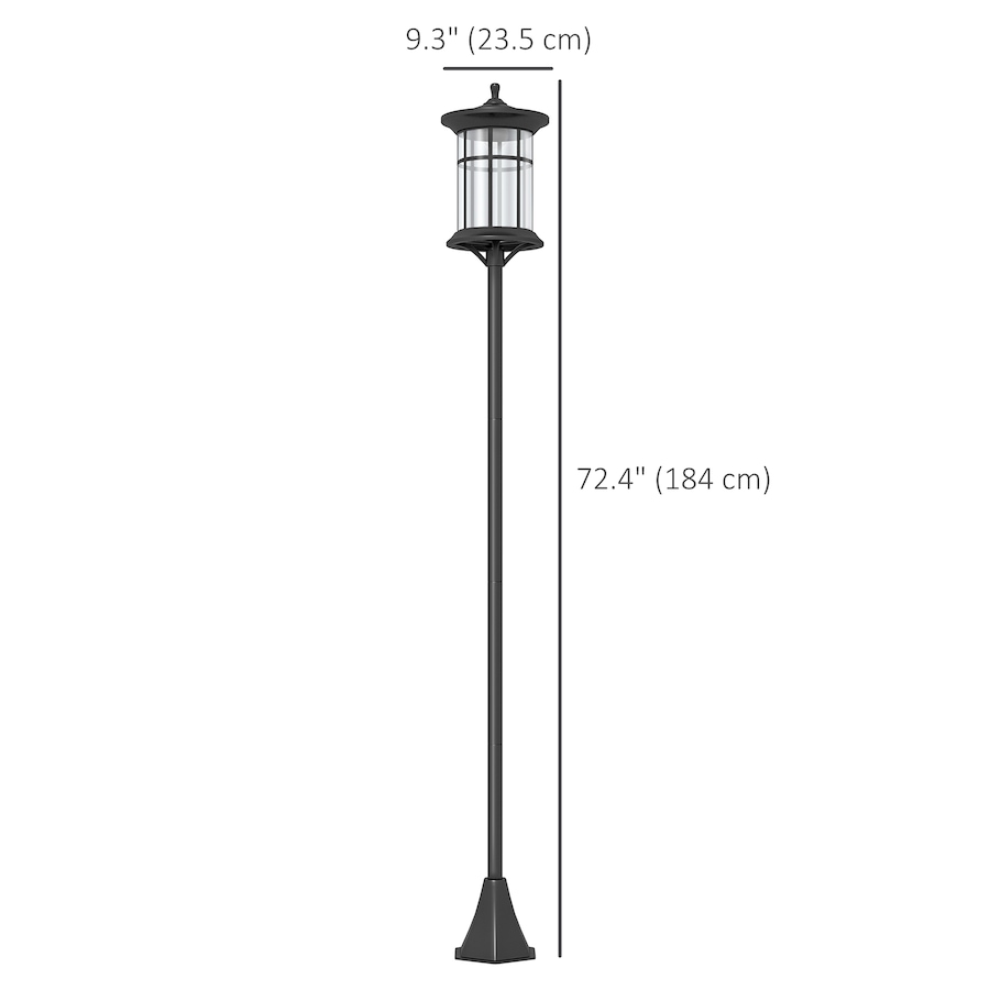 Image 929359_ALTMORE2.jpg, Product 929-359 / Price $72.99, Outsunny 72" Solar Post Light, IP44 LED Outdoor Street Light from Outsunny on TSC.ca's Home & Garden department