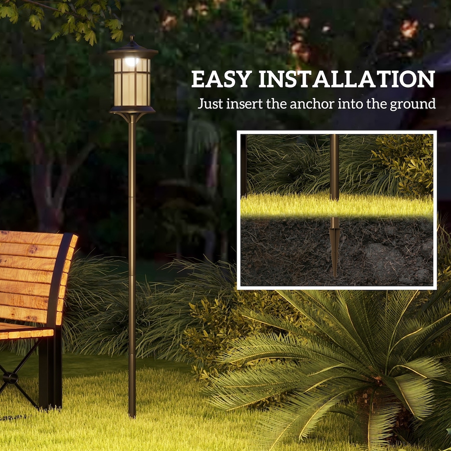 Image 929359_ALTMORE6.jpg, Product 929-359 / Price $72.99, Outsunny 72" Solar Post Light, IP44 LED Outdoor Street Light from Outsunny on TSC.ca's Home & Garden department