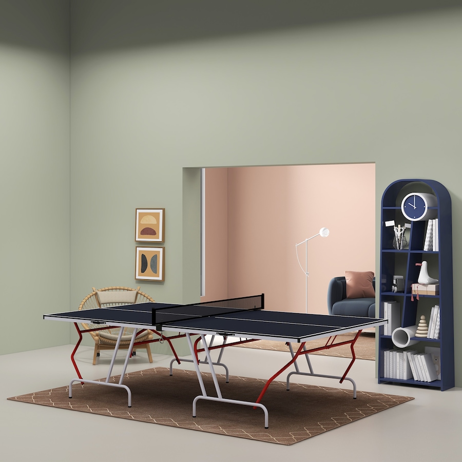 Image 929360_ALTMORE1.jpg, Product 929-360 / Price $389.99, Soozier 9' x 5' Full Size Ping Pong Table, Table Tennis Table, Dark Grey from Soozier on TSC.ca's Health & Fitness department