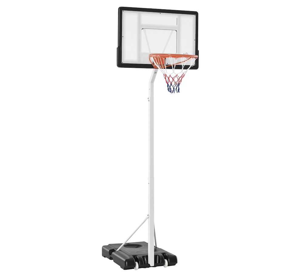 Image 929377.jpg, Product 929-377 / Price $78.99, Soozier Portable Basketball Hoop, 7ft-8.5ft Height Adjustable with Wheels from Soozier on TSC.ca's Health & Fitness department