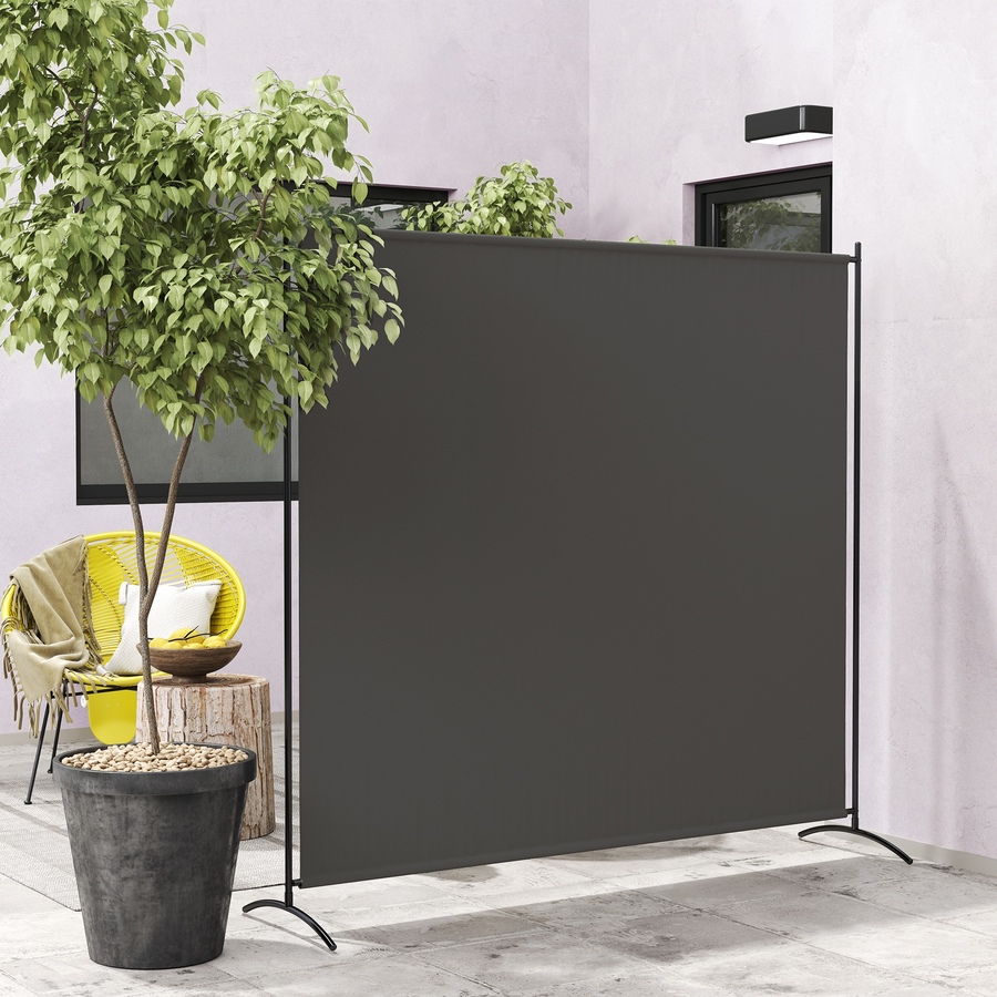 Image 929388_ALTMORE1.jpg, Product 929-388 / Price $54.99, Outsunny Single Panel Privacy Screen, UV30+ Room Divider, Dark Grey from Outsunny on TSC.ca's Home & Garden department