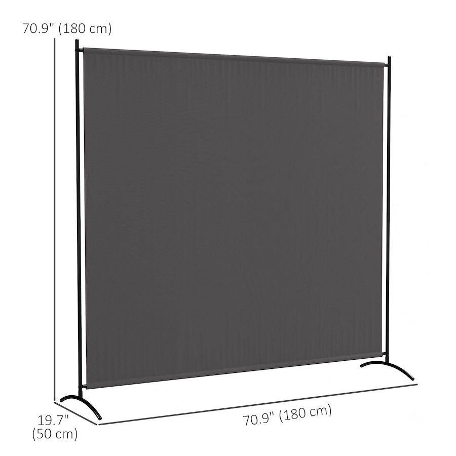 Image 929388_ALTMORE2.jpg, Product 929-388 / Price $54.99, Outsunny Single Panel Privacy Screen, UV30+ Room Divider, Dark Grey from Outsunny on TSC.ca's Home & Garden department