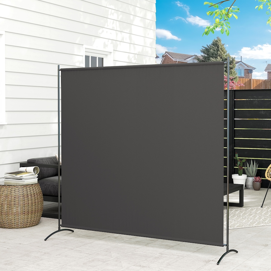 Image 929388_ALTMORE6.jpg, Product 929-388 / Price $54.99, Outsunny Single Panel Privacy Screen, UV30+ Room Divider, Dark Grey from Outsunny on TSC.ca's Home & Garden department