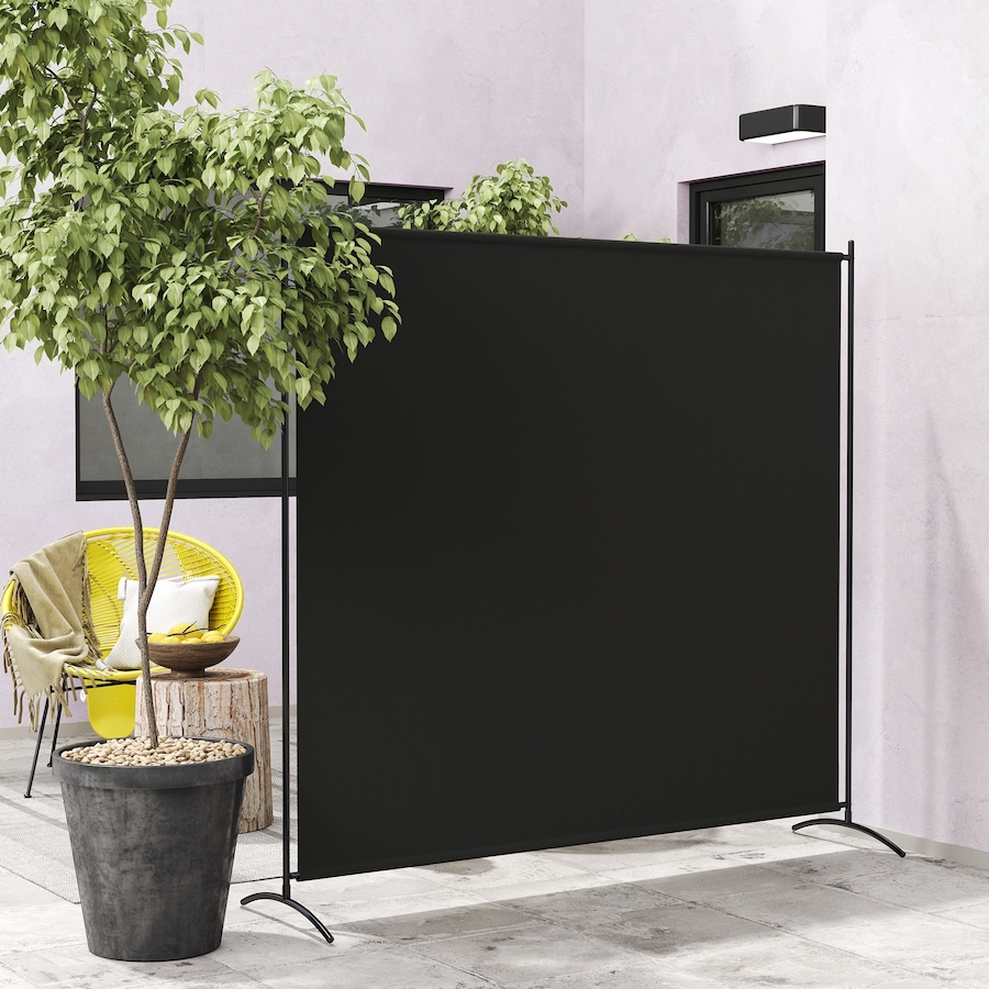 Image 929390_ALTMORE1.jpg, Product 929-390 / Price $56.99, Outsunny Single Panel Privacy Screen, UV30+ Room Divider, Black from Outsunny on TSC.ca's Home & Garden department