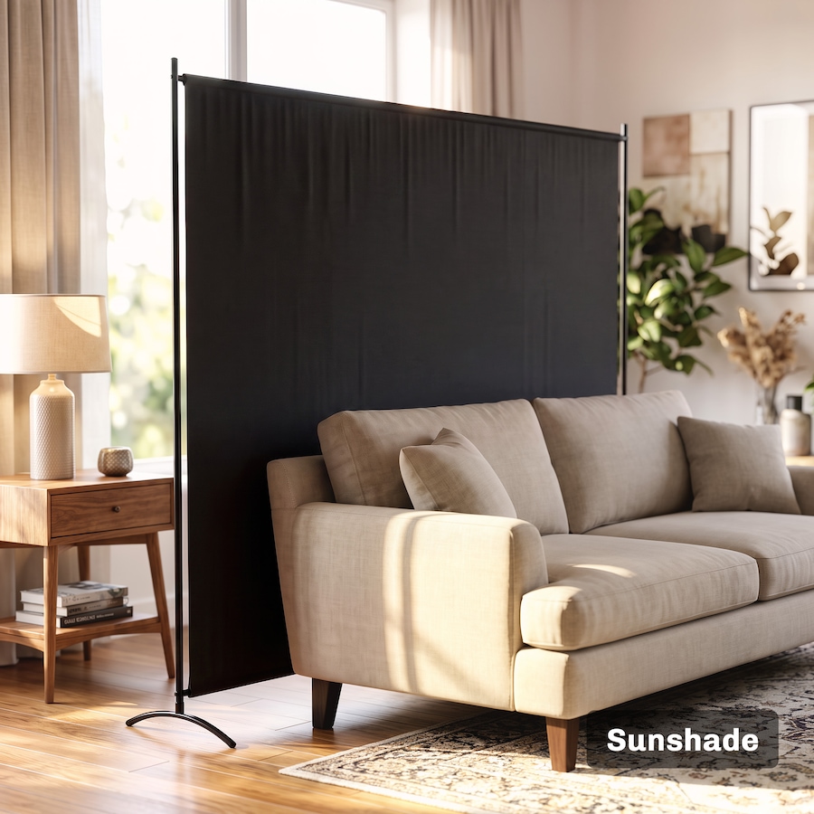 Image 929390_ALTMORE10.jpg, Product 929-390 / Price $56.99, Outsunny Single Panel Privacy Screen, UV30+ Room Divider, Black from Outsunny on TSC.ca's Home & Garden department