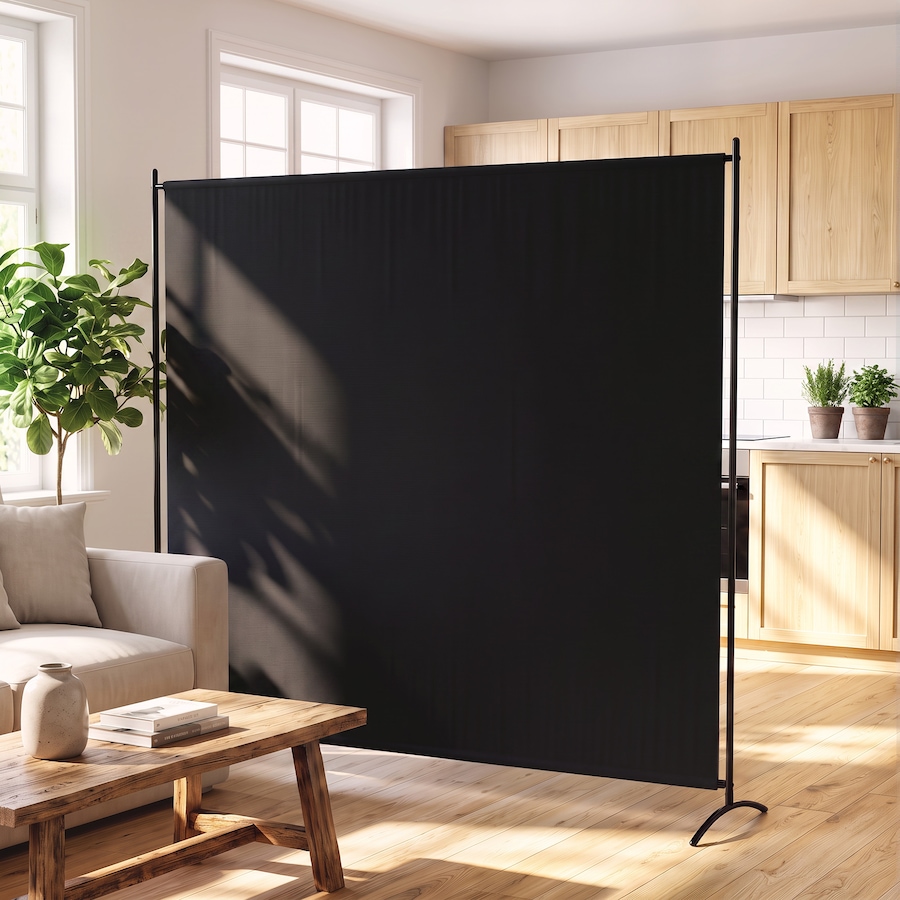 Image 929390_ALTMORE11.jpg, Product 929-390 / Price $56.99, Outsunny Single Panel Privacy Screen, UV30+ Room Divider, Black from Outsunny on TSC.ca's Home & Garden department