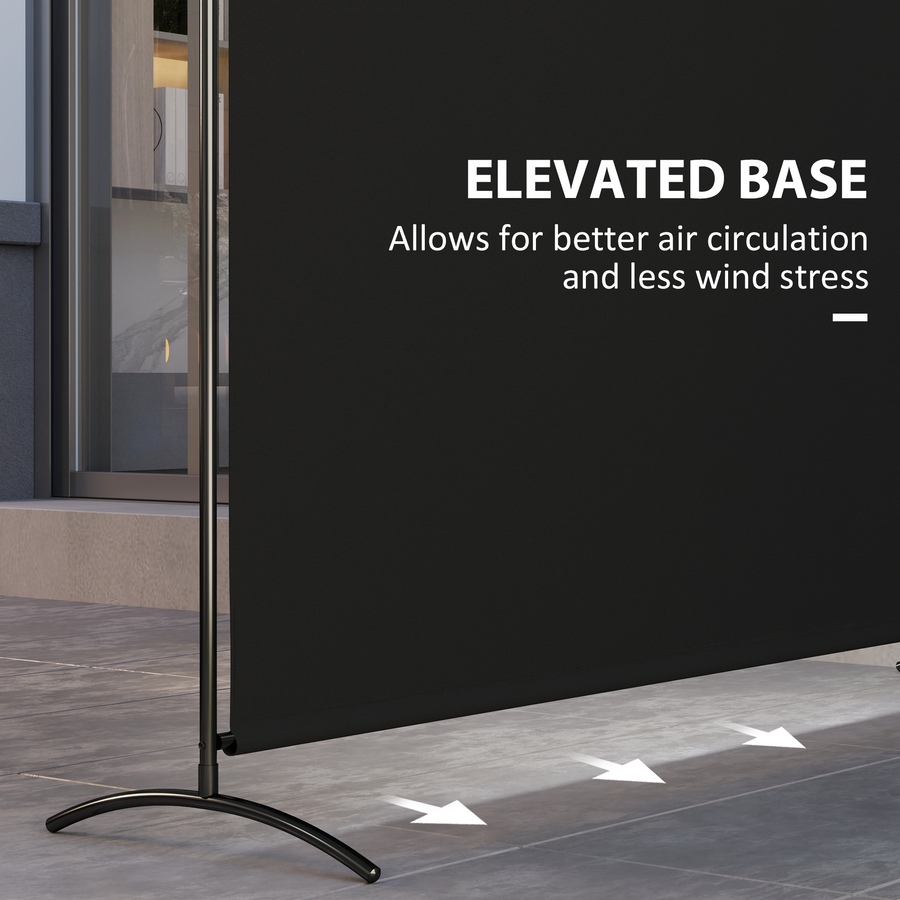 Image 929390_ALTMORE5.jpg, Product 929-390 / Price $56.99, Outsunny Single Panel Privacy Screen, UV30+ Room Divider, Black from Outsunny on TSC.ca's Home & Garden department