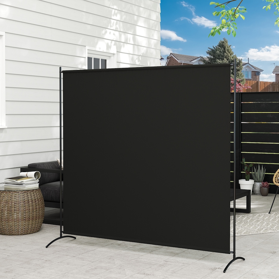 Image 929390_ALTMORE6.jpg, Product 929-390 / Price $56.99, Outsunny Single Panel Privacy Screen, UV30+ Room Divider, Black from Outsunny on TSC.ca's Home & Garden department