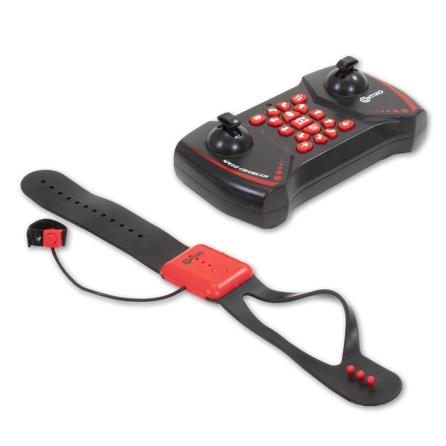 Image 929396_ALTMORE13.jpg, Product 929-396 / Price $55.99, Contixo SC1 All-Terrain RC Stunt Car – Gesture Control 4WD Remote Control Crawler with 360° Spins, Lights & Music from Contixo on TSC.ca's Toys & Hobbies department