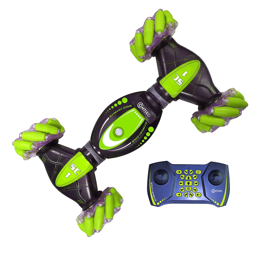 Image 929400_ALTMORE9.jpg, Product 929-400 / Price $54.47, Contixo SC1 All-Terrain RC Stunt Car – Gesture Control 4WD Remote Control Crawler with 360° Spins, Lights & Music from Contixo on TSC.ca's Toys & Hobbies department