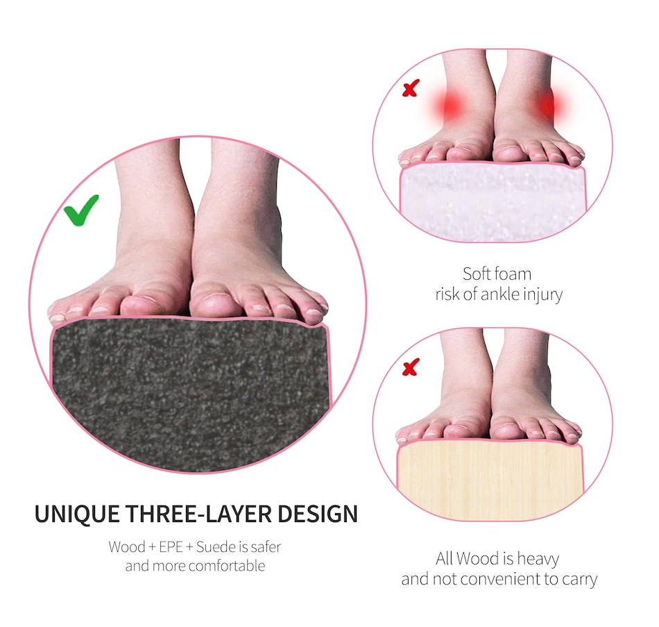 Image 929406_ALTMORE5.jpg, Product 929-406 / Price $46.99, Soozier 7FT Folding Balance Beam, Gymnastics Beam with Suede Surface from Soozier on TSC.ca's Health & Fitness department