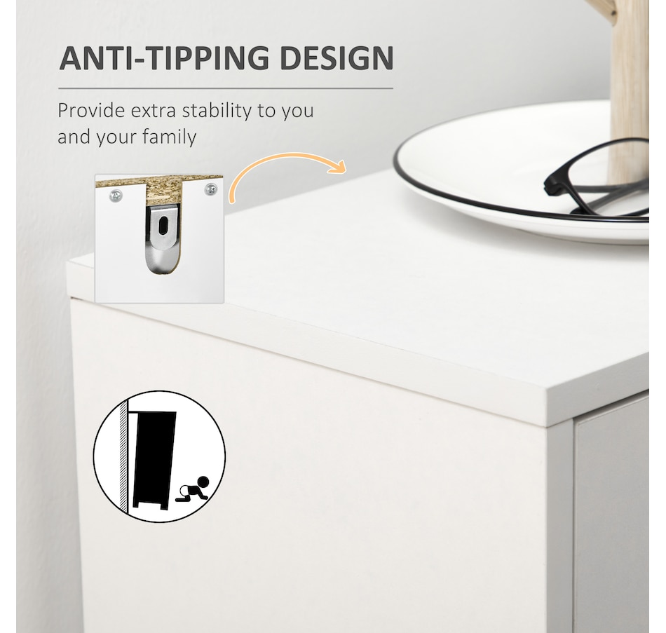 Image 929425_ALTMORE5.jpg, Product 929-425 / Price $139.99 - $159.99, HOMCOM 12 Pair Shoe Storage Cabinet with 2 Flip Doors and Drawer for Hallway from HOMCOM on TSC.ca's Home & Garden department