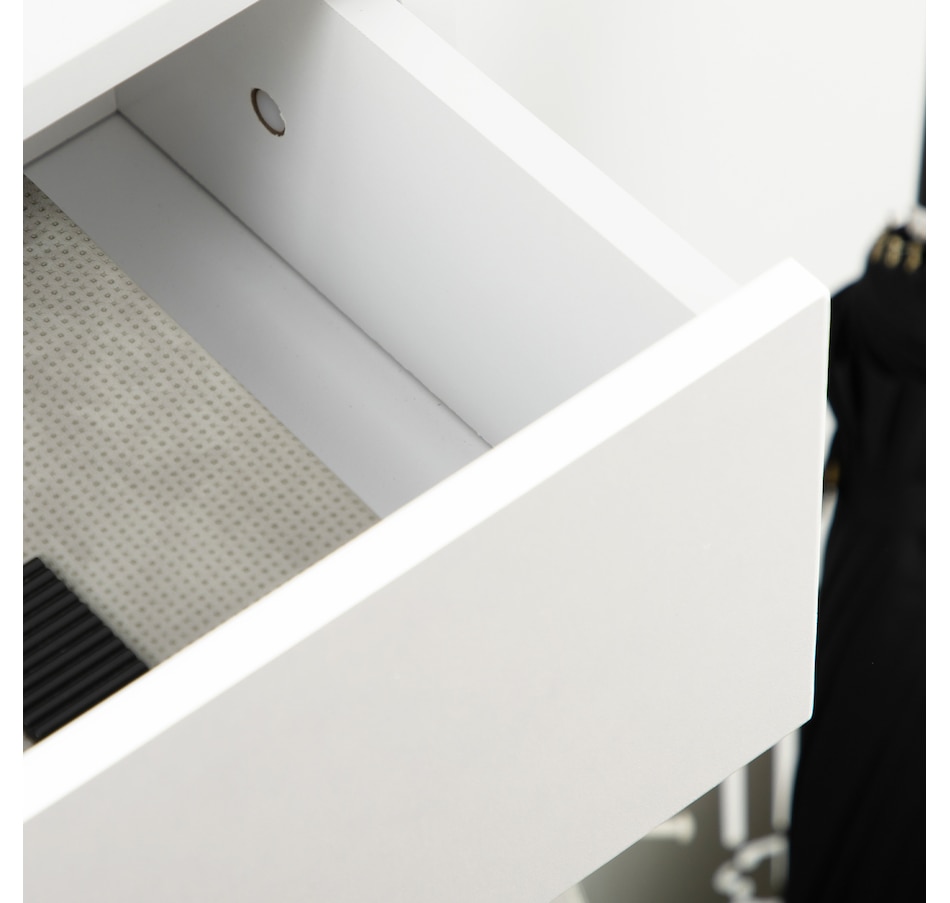 Image 929425_ALTMORE7.jpg, Product 929-425 / Price $139.99 - $159.99, HOMCOM 12 Pair Shoe Storage Cabinet with 2 Flip Doors and Drawer for Hallway from HOMCOM on TSC.ca's Home & Garden department