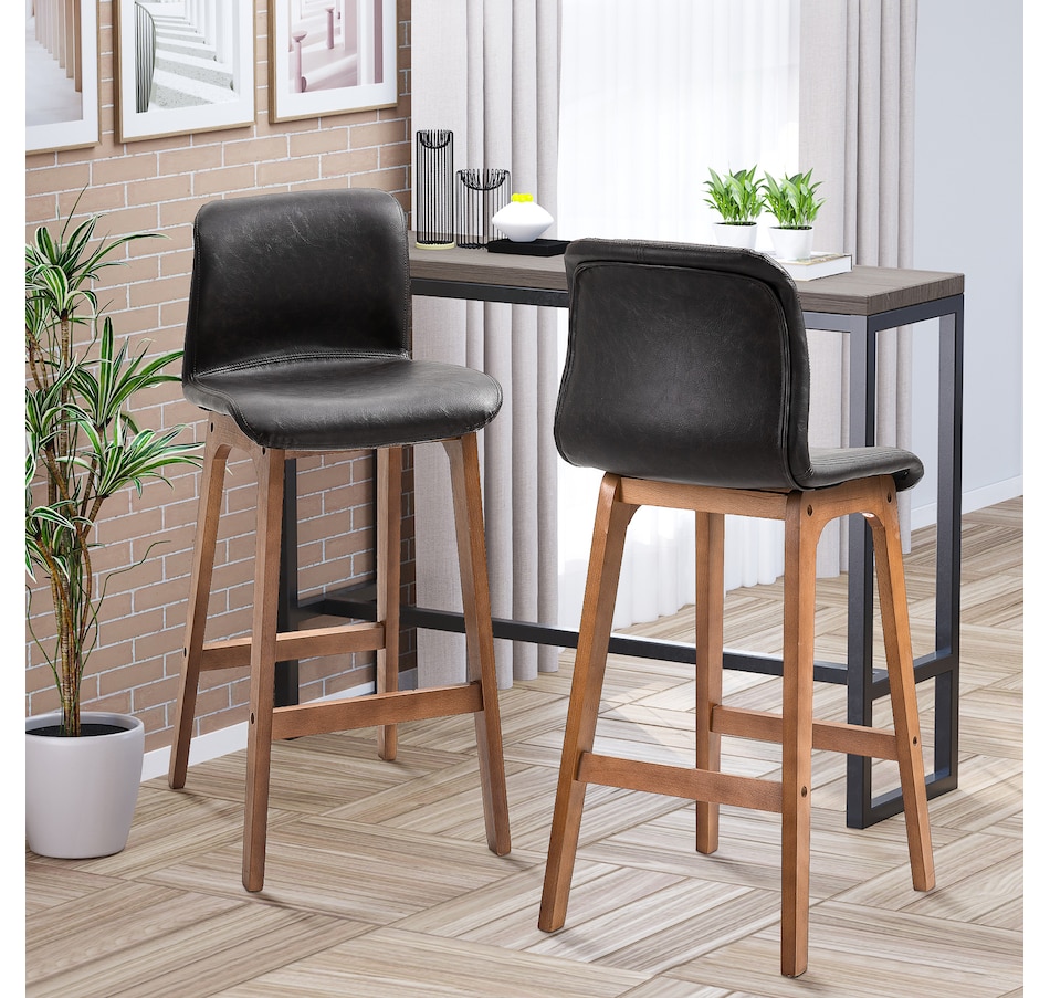 Image 929428_ALTMORE1.jpg, Product 929-428 / Price $172.99, HOMCOM Modern Wood Bar Chairs Kitchen Cafe Stools Dining Barstool from HOMCOM on TSC.ca's Home & Garden department
