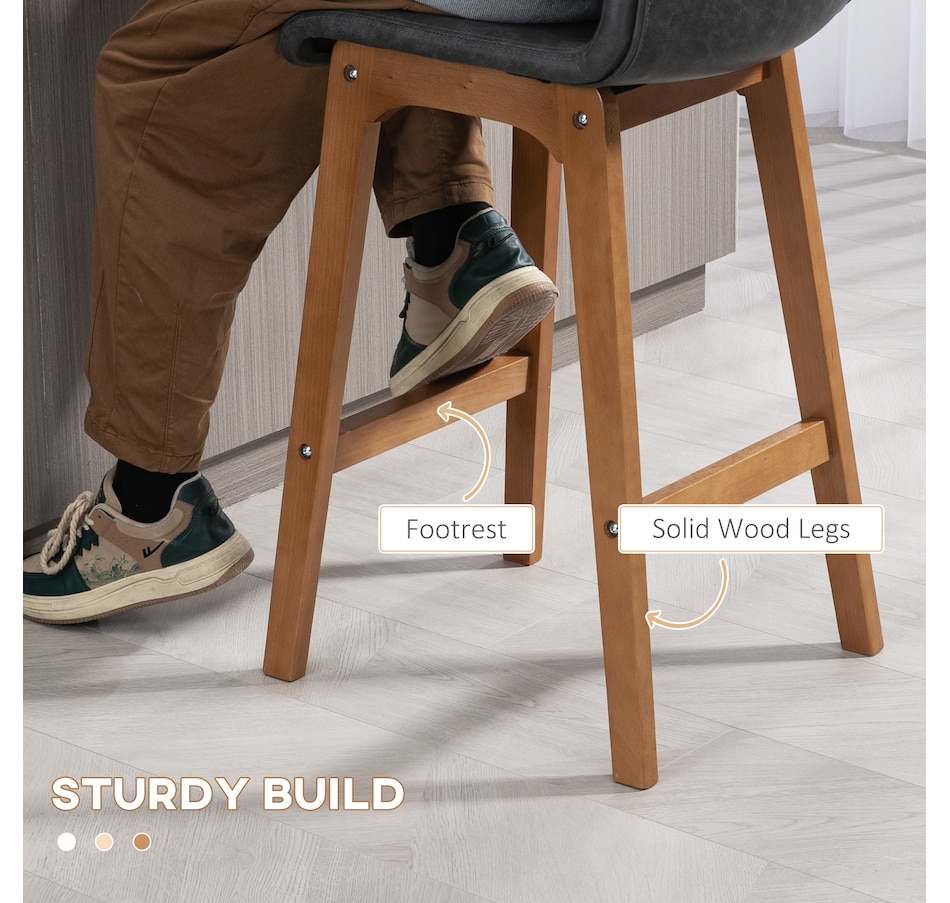 Image 929428_ALTMORE12.jpg, Product 929-428 / Price $172.99, HOMCOM Modern Wood Bar Chairs Kitchen Cafe Stools Dining Barstool from HOMCOM on TSC.ca's Home & Garden department