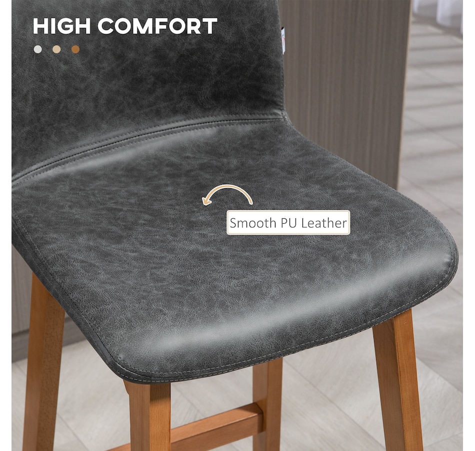 Image 929428_ALTMORE13.jpg, Product 929-428 / Price $172.99, HOMCOM Modern Wood Bar Chairs Kitchen Cafe Stools Dining Barstool from HOMCOM on TSC.ca's Home & Garden department