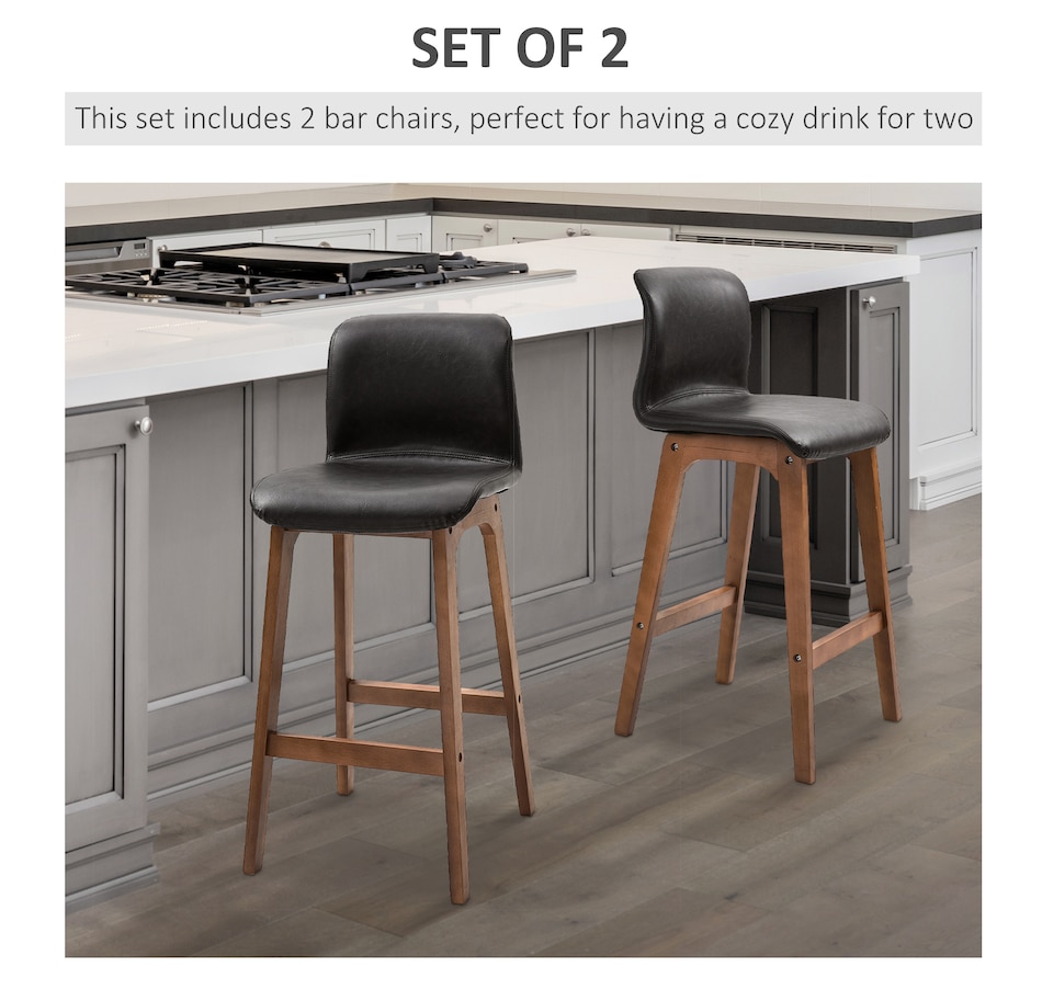 Image 929428_ALTMORE3.jpg, Product 929-428 / Price $172.99, HOMCOM Modern Wood Bar Chairs Kitchen Cafe Stools Dining Barstool from HOMCOM on TSC.ca's Home & Garden department