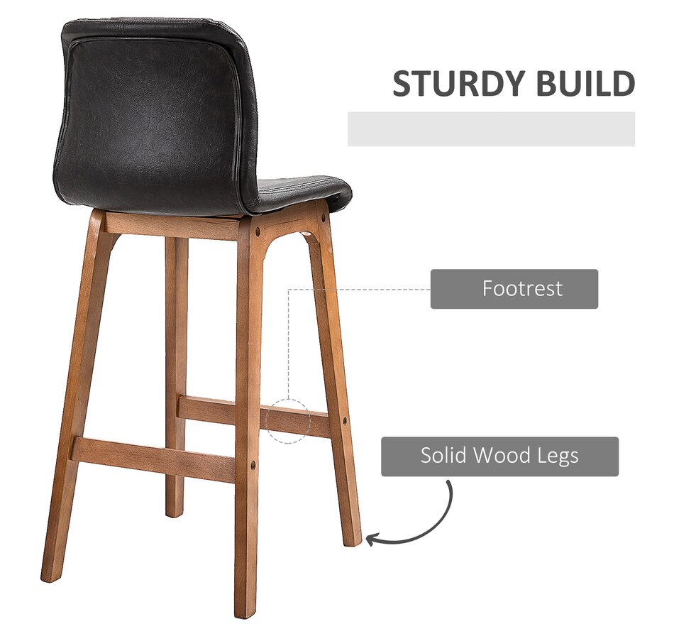 Image 929428_ALTMORE4.jpg, Product 929-428 / Price $172.99, HOMCOM Modern Wood Bar Chairs Kitchen Cafe Stools Dining Barstool from HOMCOM on TSC.ca's Home & Garden department