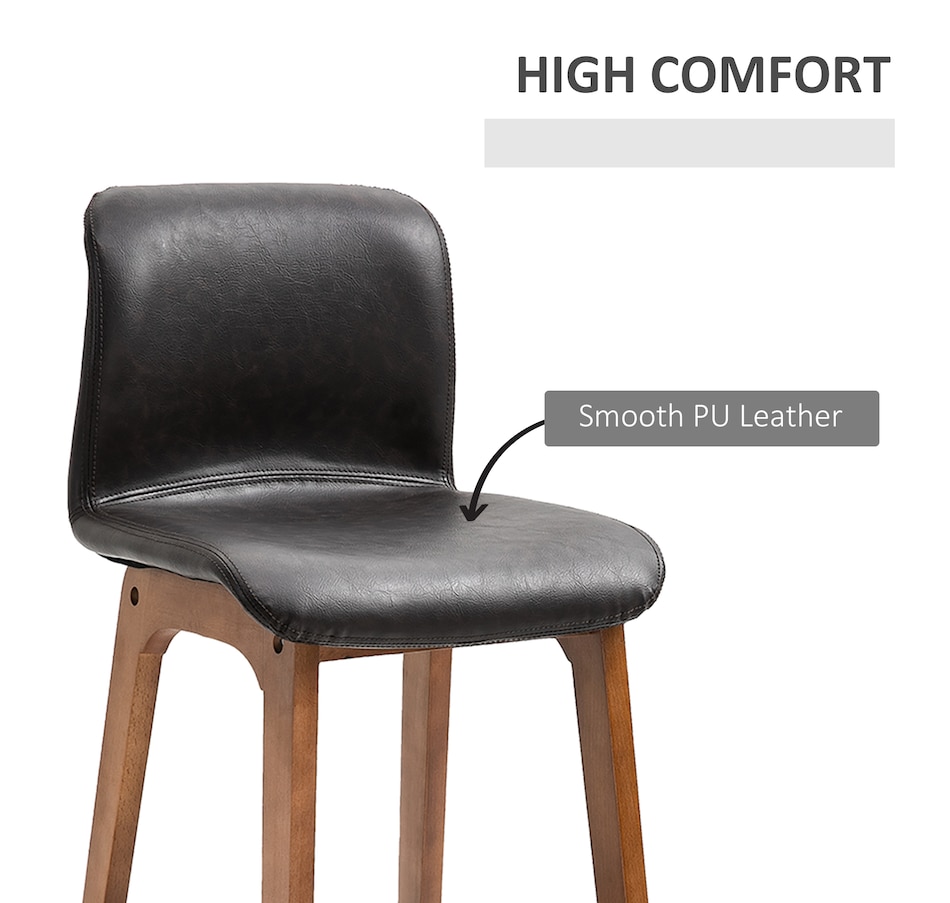 Image 929428_ALTMORE5.jpg, Product 929-428 / Price $172.99, HOMCOM Modern Wood Bar Chairs Kitchen Cafe Stools Dining Barstool from HOMCOM on TSC.ca's Home & Garden department
