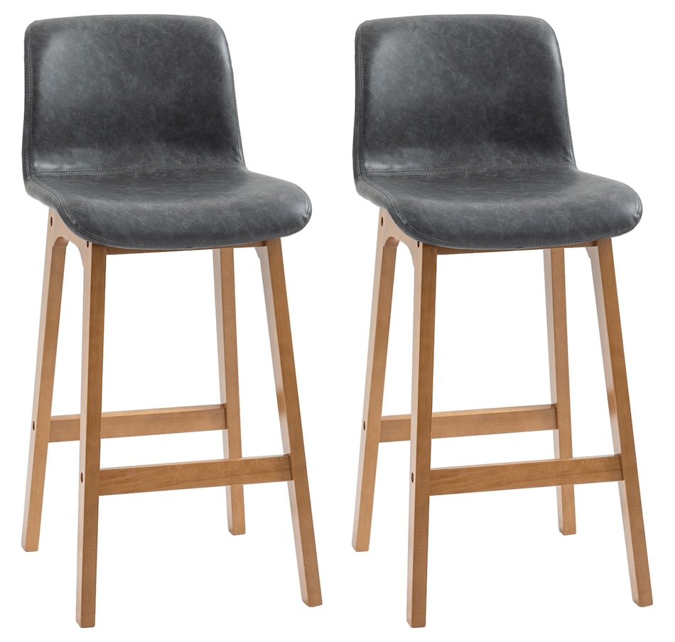 Image 929428_ST02.jpg, Product 929-428 / Price $172.99, HOMCOM Modern Wood Bar Chairs Kitchen Cafe Stools Dining Barstool from HOMCOM on TSC.ca's Home & Garden department