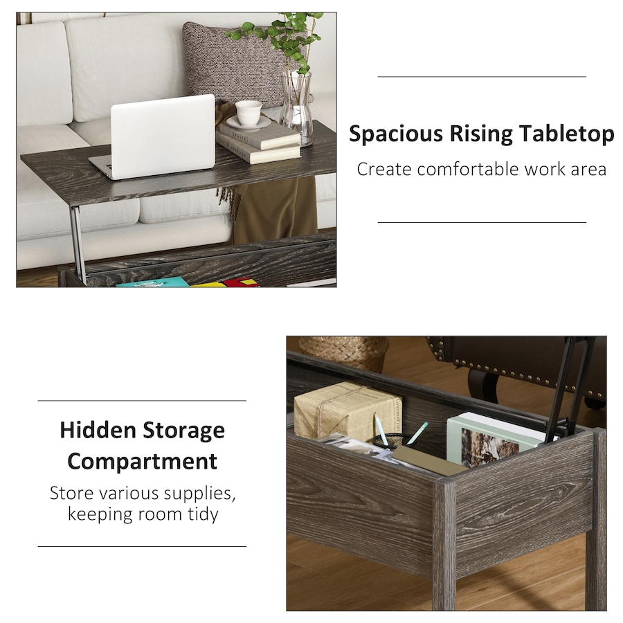 Image 929429_ALTMORE20.jpg, Product 929-429 / Price $114.99 - $124.99, HOMCOM Modern Lift Top Coffee Table Desk With Hidden Storage Compartment from HOMCOM on TSC.ca's Home & Garden department