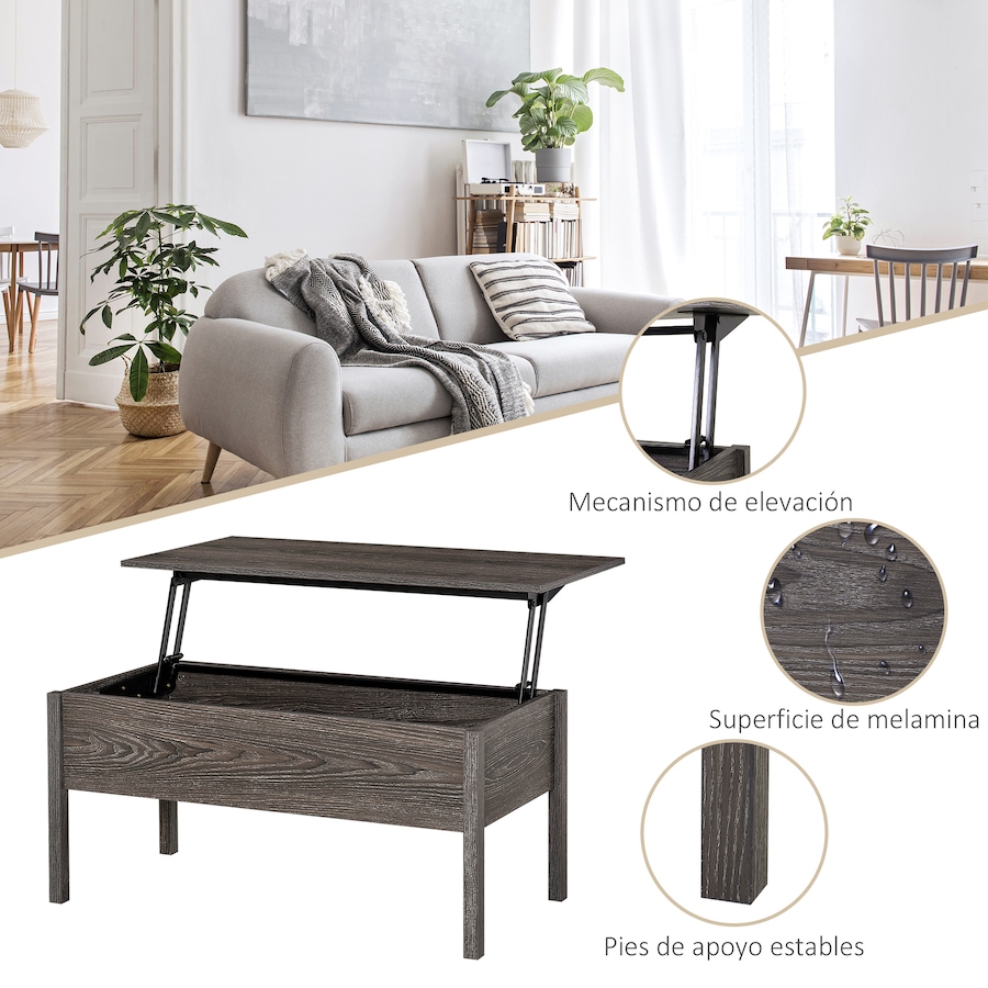 Image 929429_ALTMORE21.jpg, Product 929-429 / Price $114.99 - $124.99, HOMCOM Modern Lift Top Coffee Table Desk With Hidden Storage Compartment from HOMCOM on TSC.ca's Home & Garden department