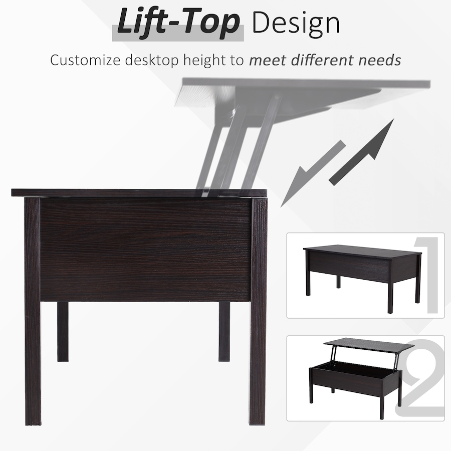 Image 929429_ALTMORE3.jpg, Product 929-429 / Price $114.99 - $124.99, HOMCOM Modern Lift Top Coffee Table Desk With Hidden Storage Compartment from HOMCOM on TSC.ca's Home & Garden department