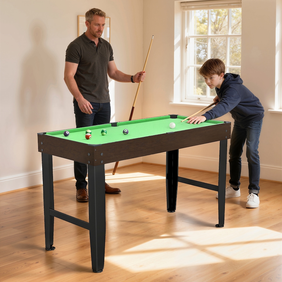 Image 929436_ALTMORE1.jpg, Product 929-436 / Price $139.99, Soozier 55" Mini Pool Table, Billiard Table Set for Kids and Adults, Green from Soozier on TSC.ca's Toys & Hobbies department