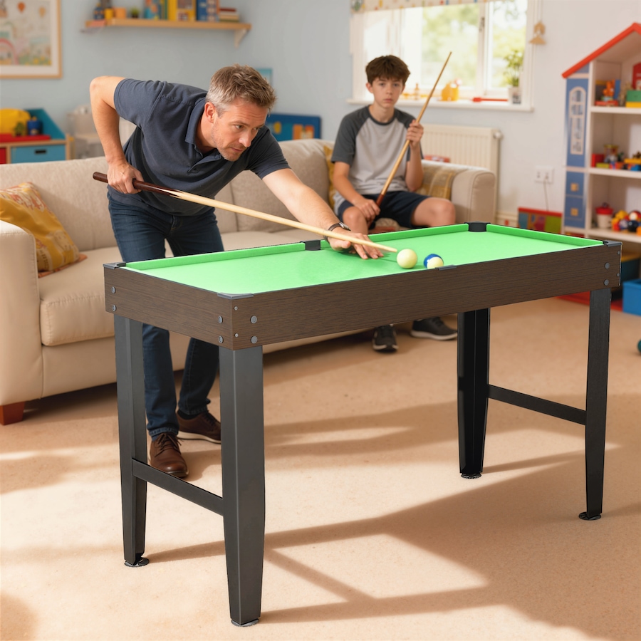 Image 929436_ALTMORE8.jpg, Product 929-436 / Price $139.99, Soozier 55" Mini Pool Table, Billiard Table Set for Kids and Adults, Green from Soozier on TSC.ca's Toys & Hobbies department