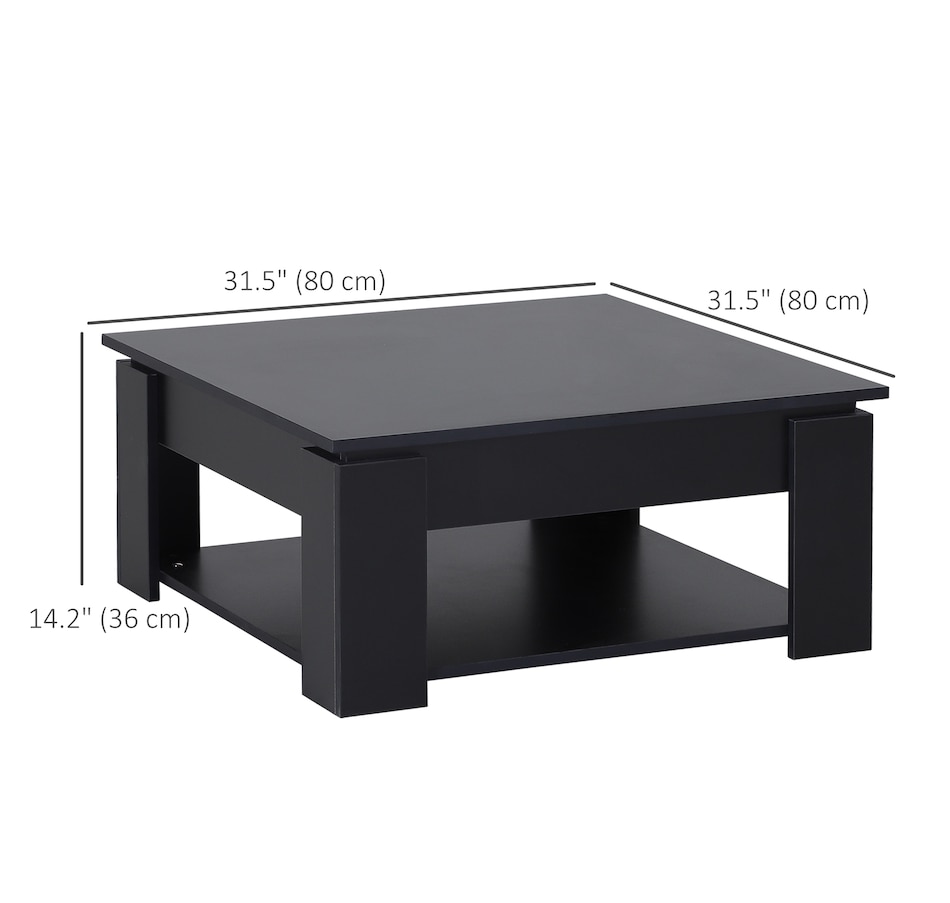 Image 929474_ALTMORE10.jpg, Product 929-474 / Price $114.99, HOMCOM 2 Tier Modern Coffee Table Console End Table Living Room Shelf from HOMCOM on TSC.ca's Home & Garden department