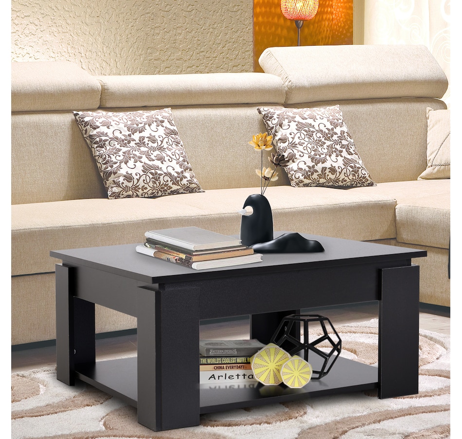 Image 929474_ALTMORE11.jpg, Product 929-474 / Price $114.99, HOMCOM 2 Tier Modern Coffee Table Console End Table Living Room Shelf from HOMCOM on TSC.ca's Home & Garden department