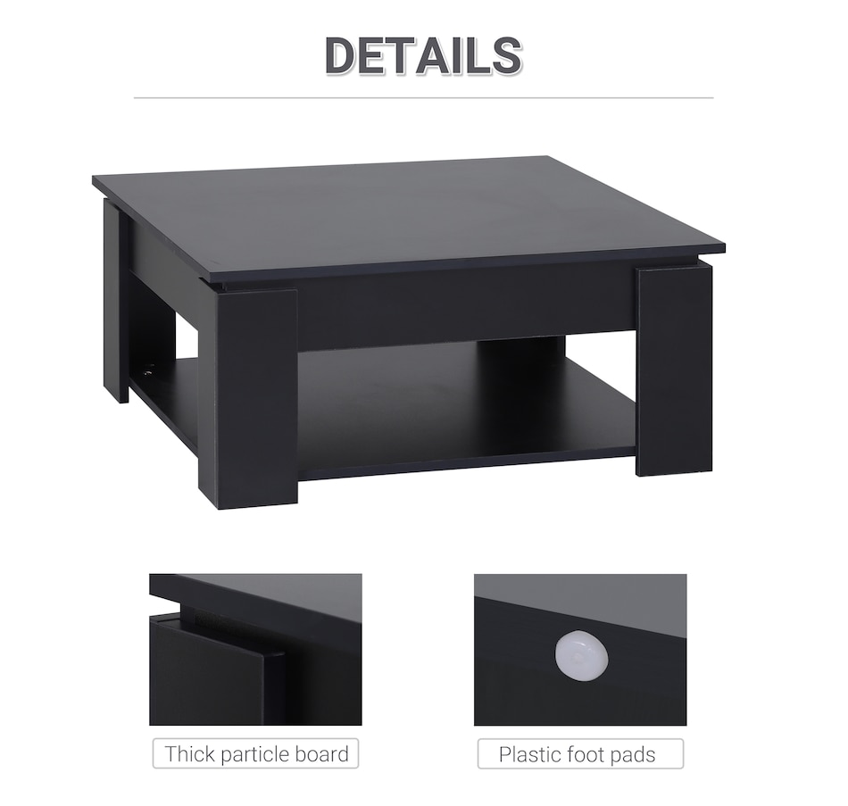 Image 929474_ALTMORE13.jpg, Product 929-474 / Price $114.99, HOMCOM 2 Tier Modern Coffee Table Console End Table Living Room Shelf from HOMCOM on TSC.ca's Home & Garden department