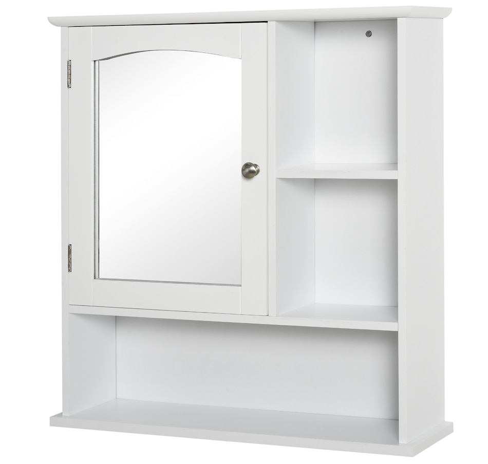 Image 929490.jpg, Product 929-490 / Price $79.99, kleankin Wall Mounted Bathroom Mirror Cabinet with Door Adjustable Shelf from Kleankin on TSC.ca's Home & Garden department
